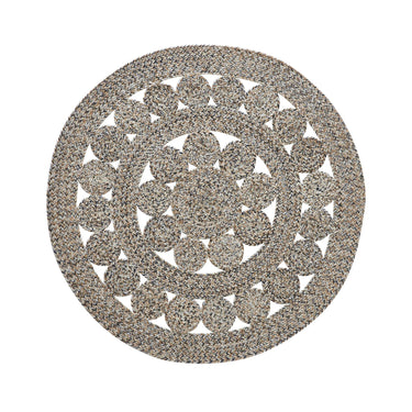 Celeste Blended Pebble Indoor/Outdoor Braided Rug 3ft Round VHC Brands - The Fox Decor